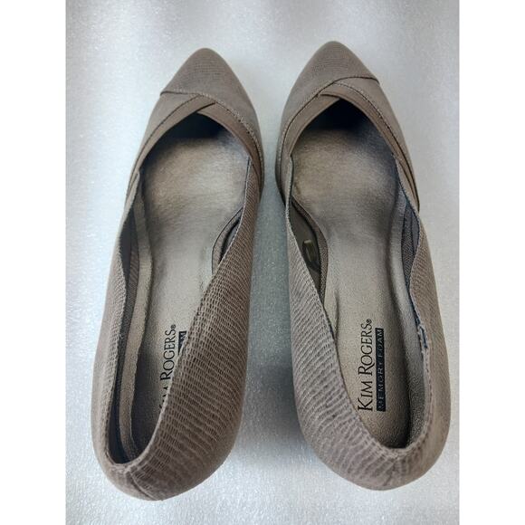 Kim Rogers "Omarey" Snakeskin Design Classic Slip-On Pumps l Size: 11 - Picture 11 of 11